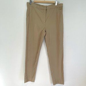 Calvin Klein Women Beige High Rise Straight Leg Dress Pants Size 16